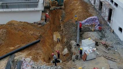 阳西新墟镇污水处理厂建设项目进展喜人 各类工程建设稳步推进